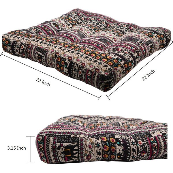 Bungalow Rose Boho Indoor/Outdoor Seat Cushion & Reviews Wayfair